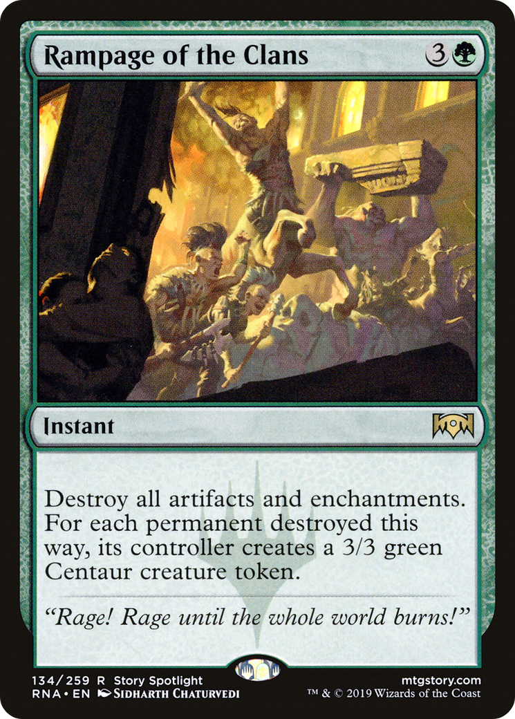 Rampage of the Clans (134) - Ravnica Allegiance