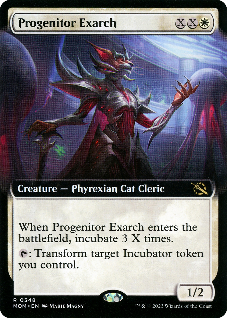 Progenitor Exarch (Extended Art) (348) Foil - March of the Machine