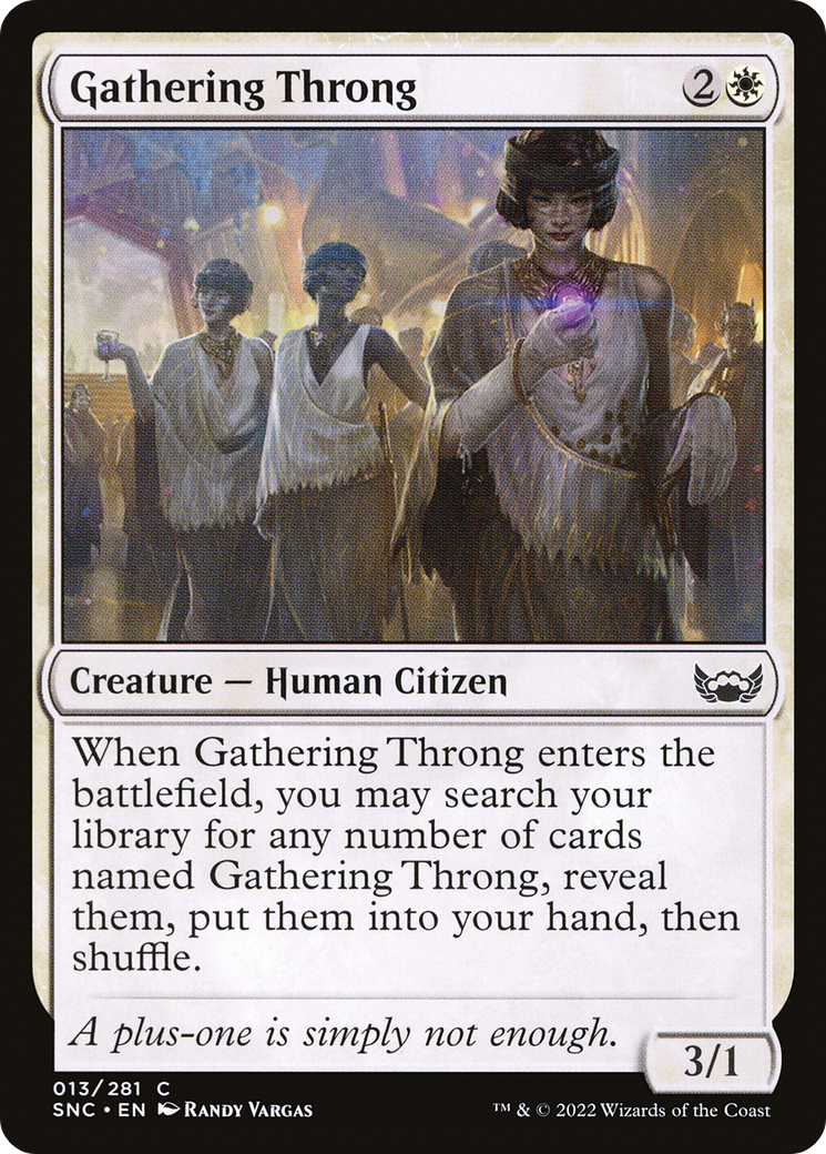 Gathering Throng (013) - Streets of New Capenna