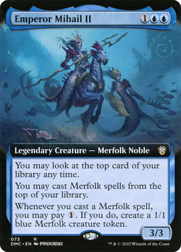 Emperor Mihail II (Extended Art) (073) Foil - Dominaria United Commander