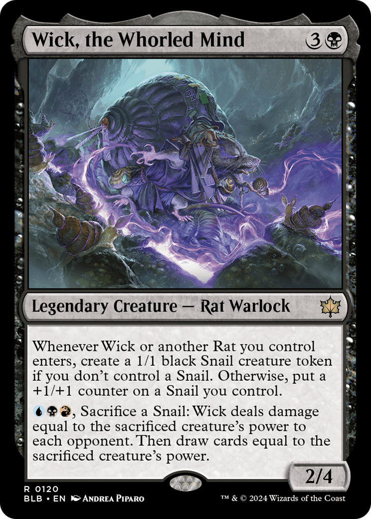 Wick, the Whorled Mind (120) Foil - Bloomburrow