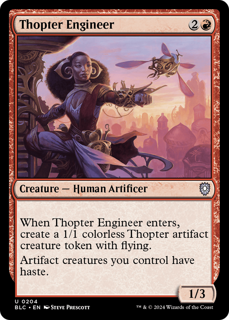 Thopter Engineer (204) - Bloomburrow Commander