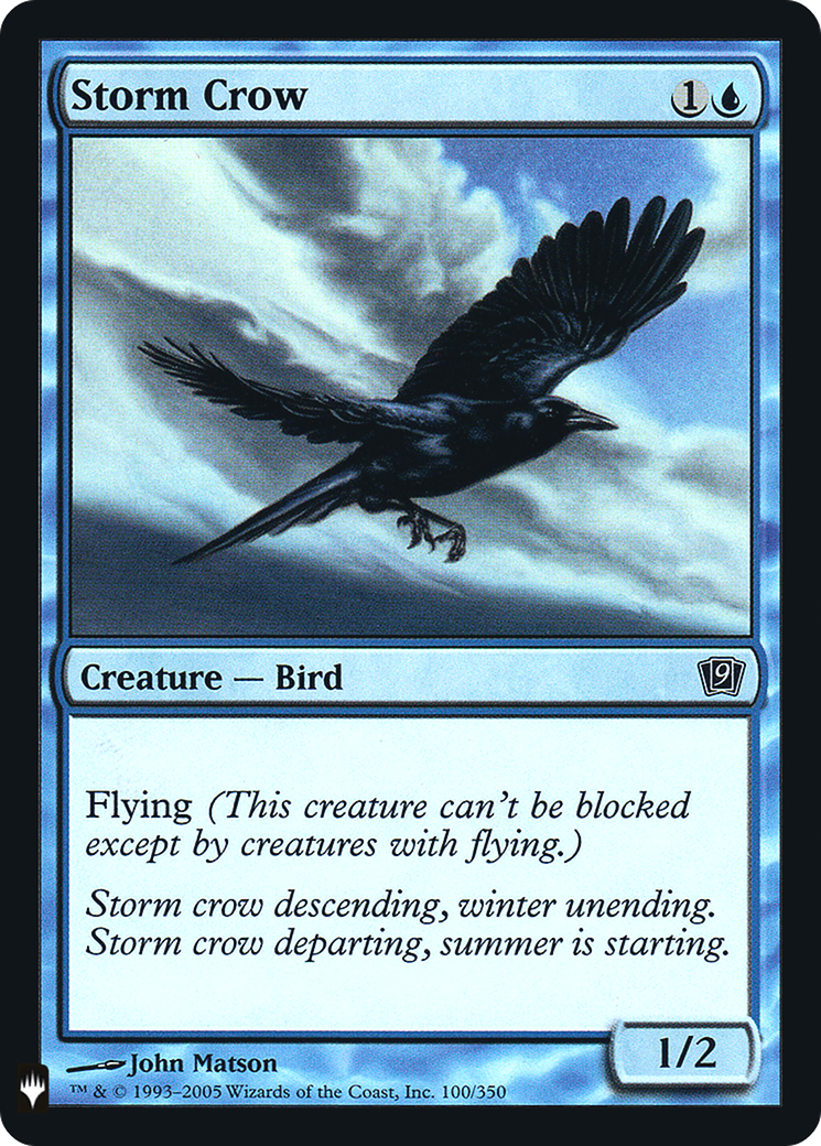 Storm Crow (9ED-100) Foil - The List