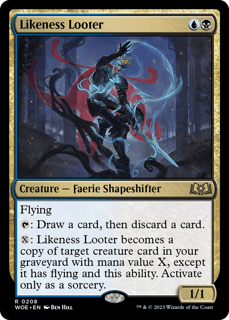 Likeness Looter (208) Foil - Wilds of Eldraine