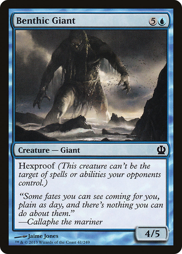 Benthic Giant (041) Foil - Theros