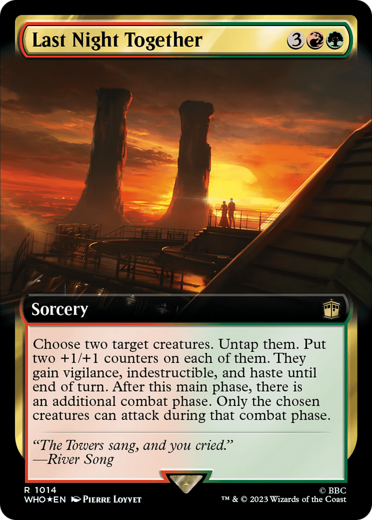Last Night Together (Extended Art) (1014) Foil - Doctor Who
