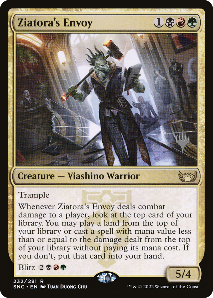 Ziatora's Envoy (232) Foil - Streets of New Capenna Promos