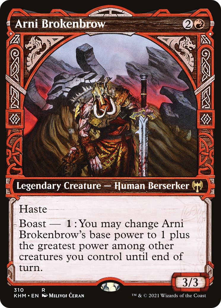 Arni Brokenbrow (Showcase) (310) Foil - Kaldheim
