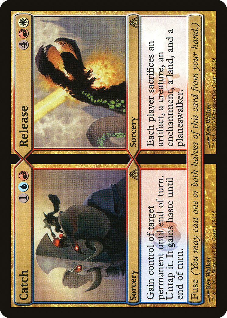 Catch // Release (125) Foil - Dragon's Maze