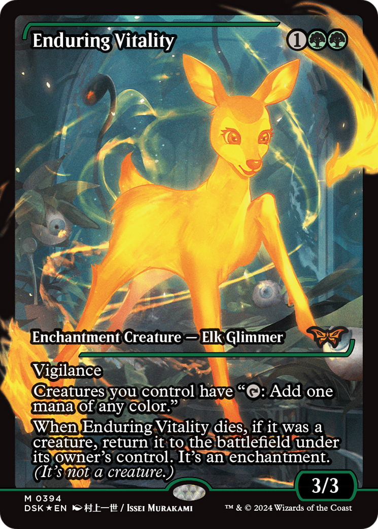 Enduring Vitality (Showcase) (394) Foil - Duskmourn: House of Horror