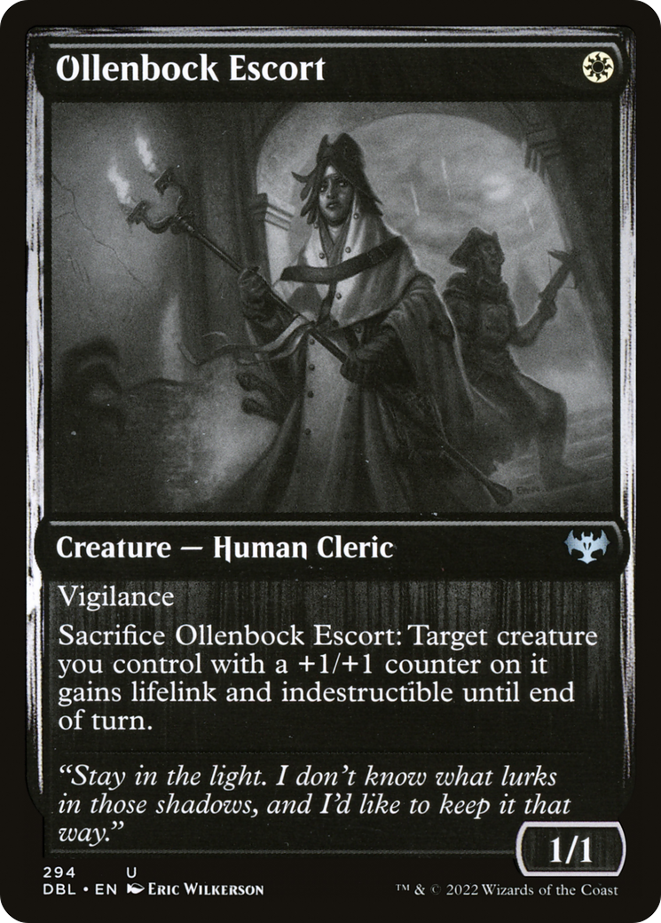 Ollenbock Escort (294) Foil - Innistrad: Double Feature