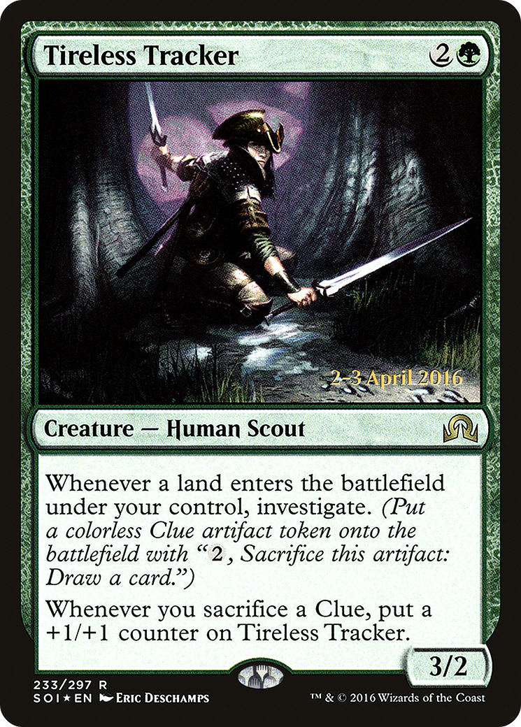 Tireless Tracker (233) Foil - Shadows over Innistrad Promos