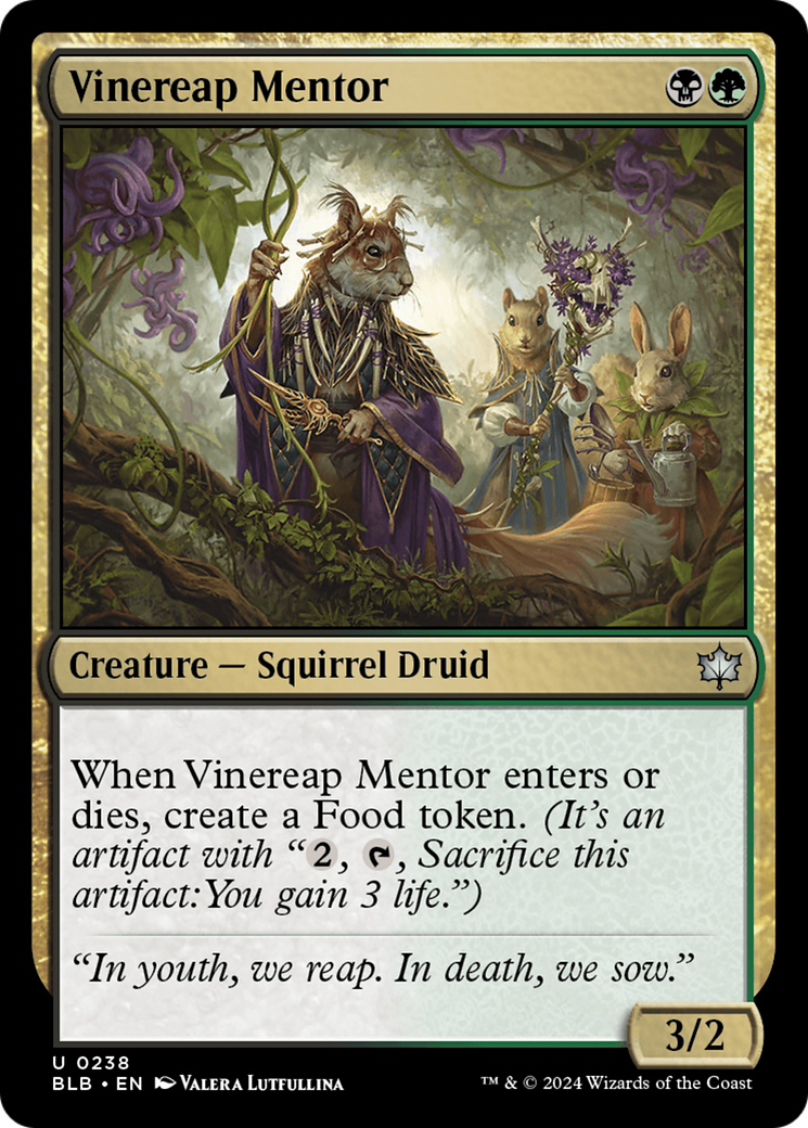 Vinereap Mentor (238) - Bloomburrow
