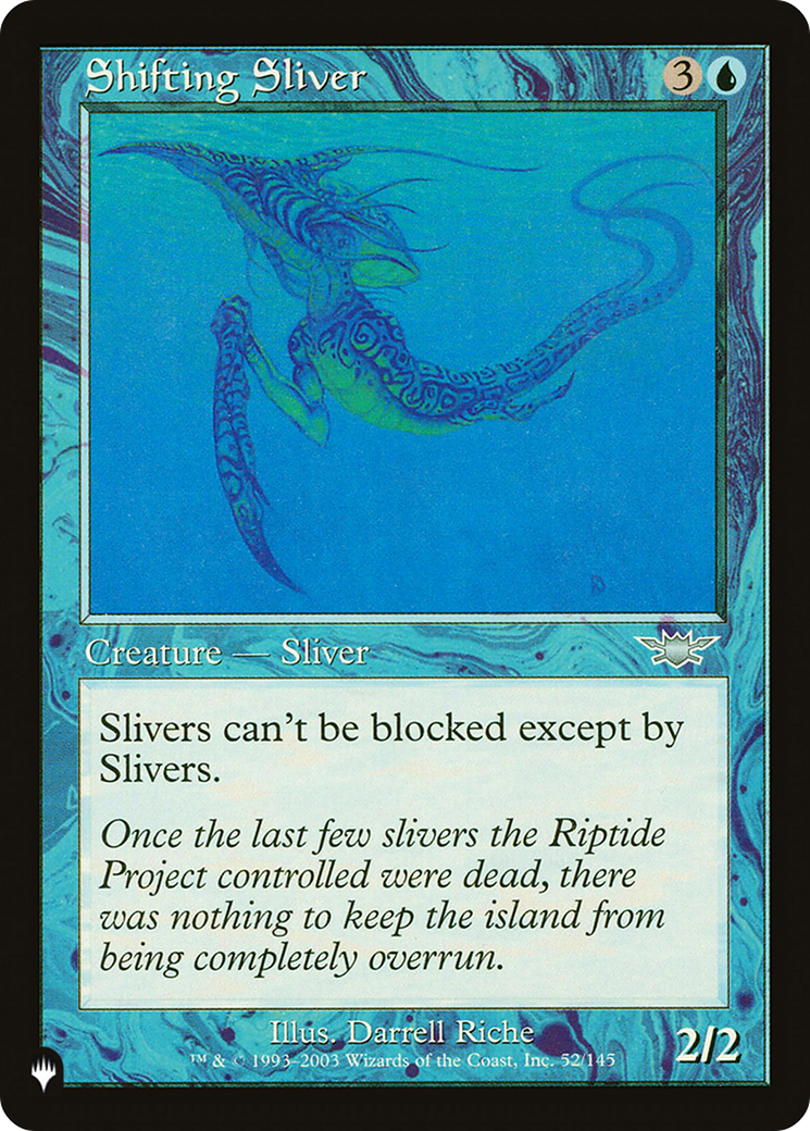 Shifting Sliver (Retro) (LGN-52) - The List