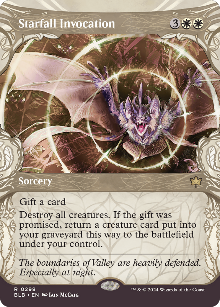 Starfall Invocation (Showcase) (298) Foil - Bloomburrow