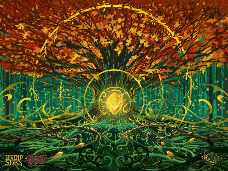 Flesh and Blood Playmat Seed of Candlehold-Silver Goblin