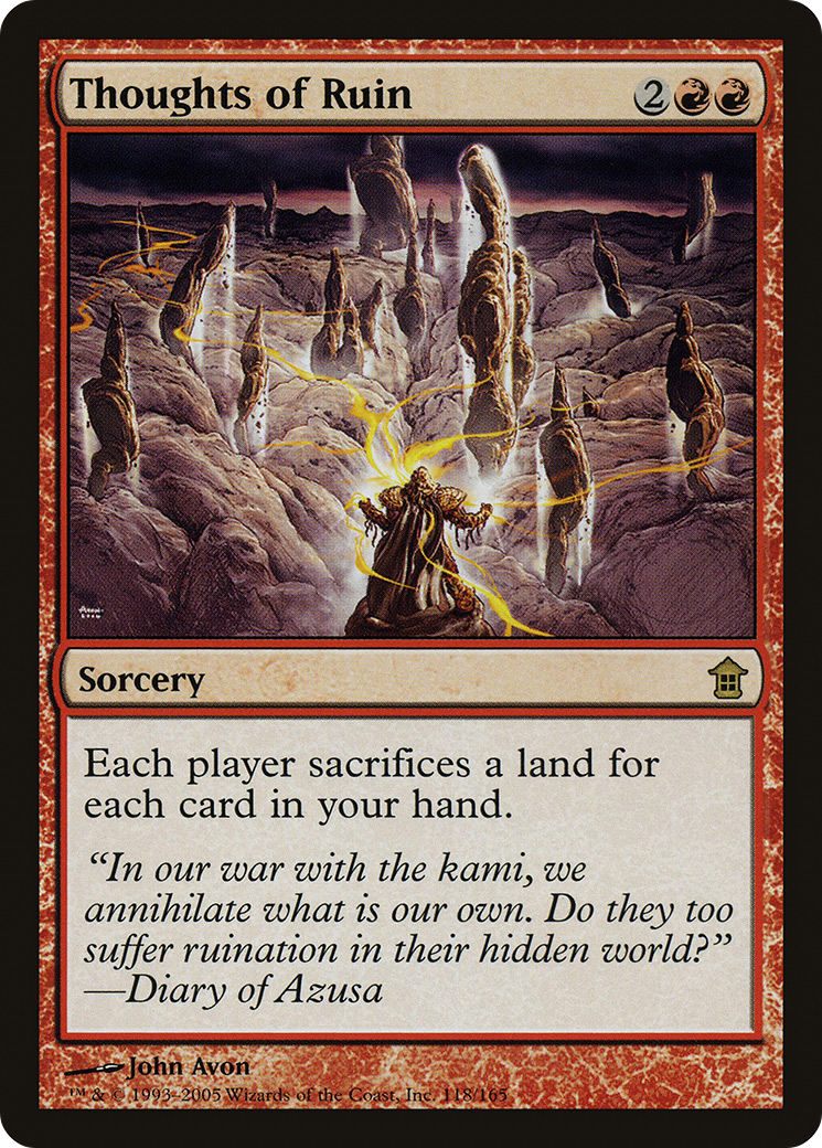 Thoughts of Ruin (118) - Saviors of Kamigawa