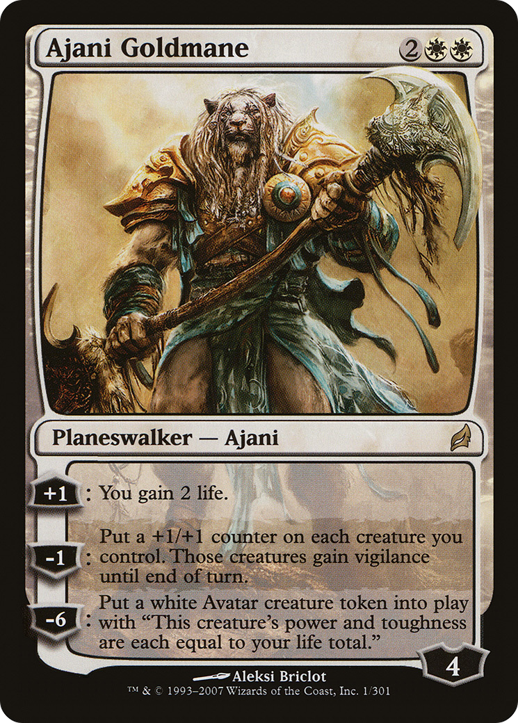 Ajani Goldmane (001) Foil - Lorwyn