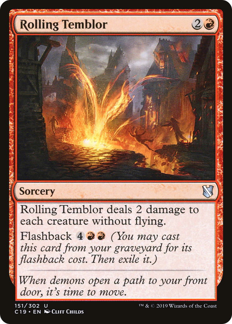 Rolling Temblor (151) - Commander 2019