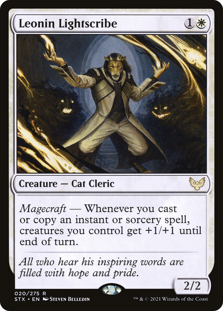 Leonin Lightscribe (020) Foil - Strixhaven: School of Mages