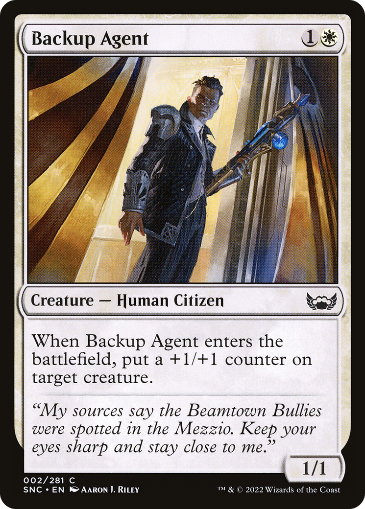 Backup Agent (002) Foil - Streets of New Capenna