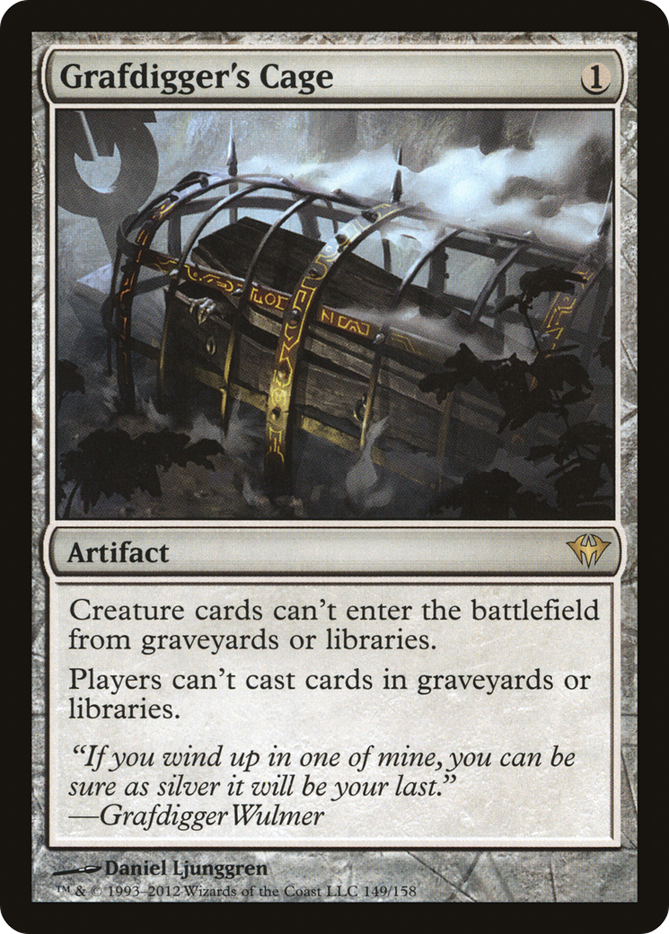 Grafdigger's Cage (149) Foil - Dark Ascension
