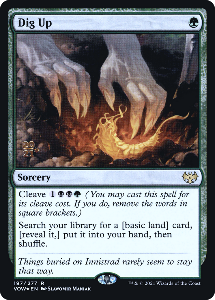 Dig Up (197s) Foil - Innistrad: Crimson Vow Promos