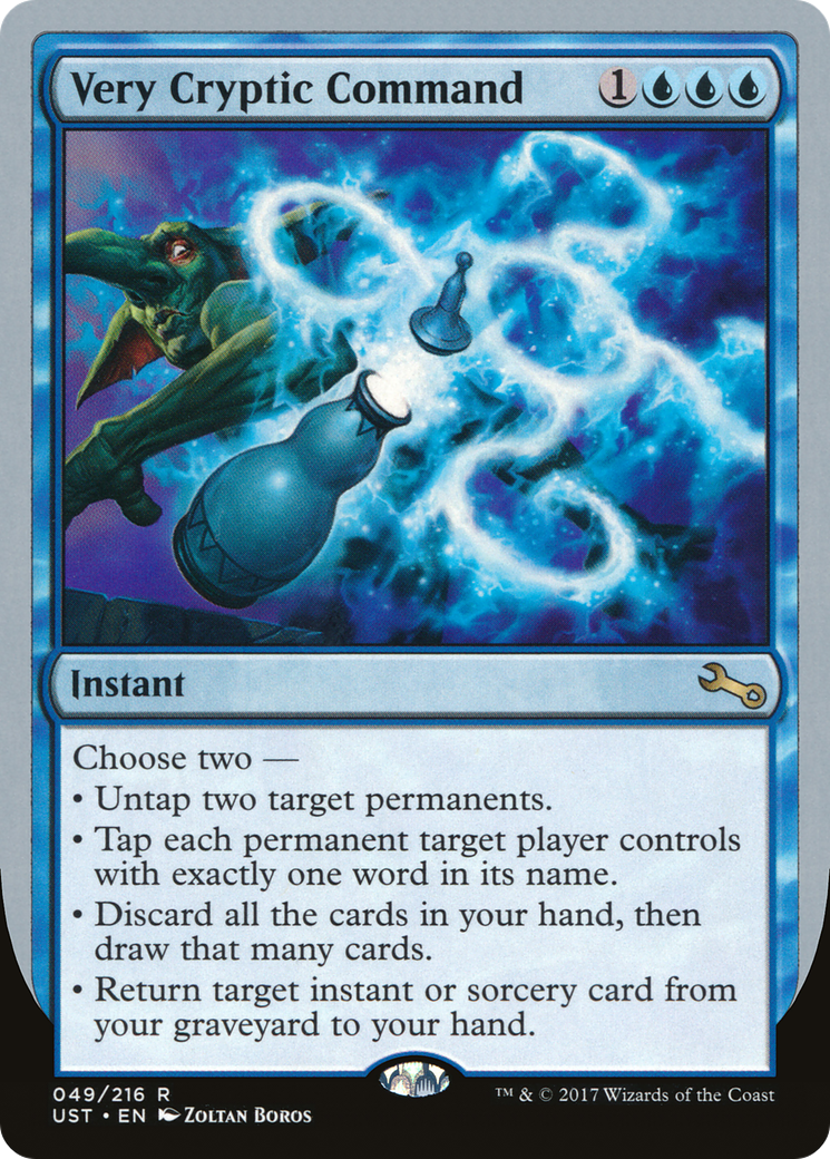 Very Cryptic Command (49b) Foil - Unstable