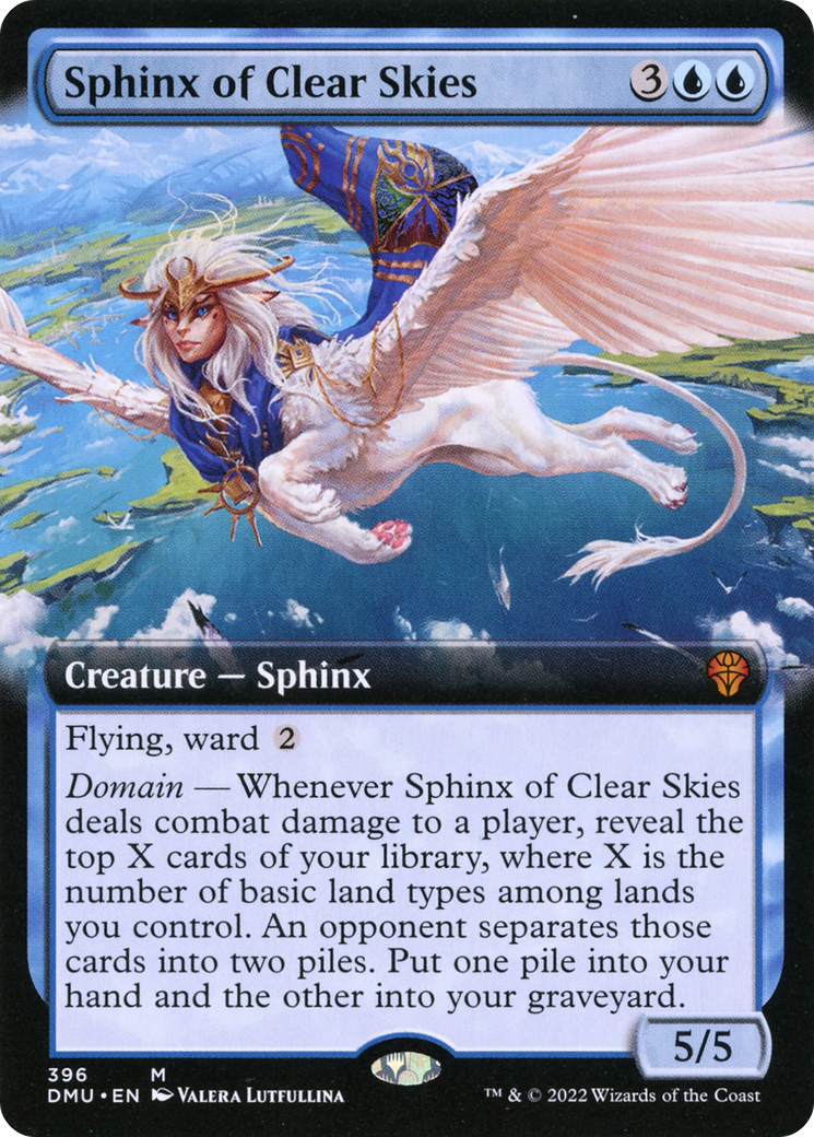 Sphinx of Clear Skies (Extended Art) (396) - Dominaria United