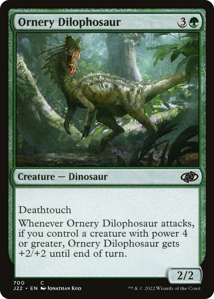 Ornery Dilophosaur (700) - Jumpstart 2022