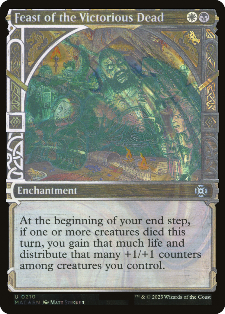 Feast of the Victorious Dead (Showcase) (210) Foil - March of the Machine: The Aftermath