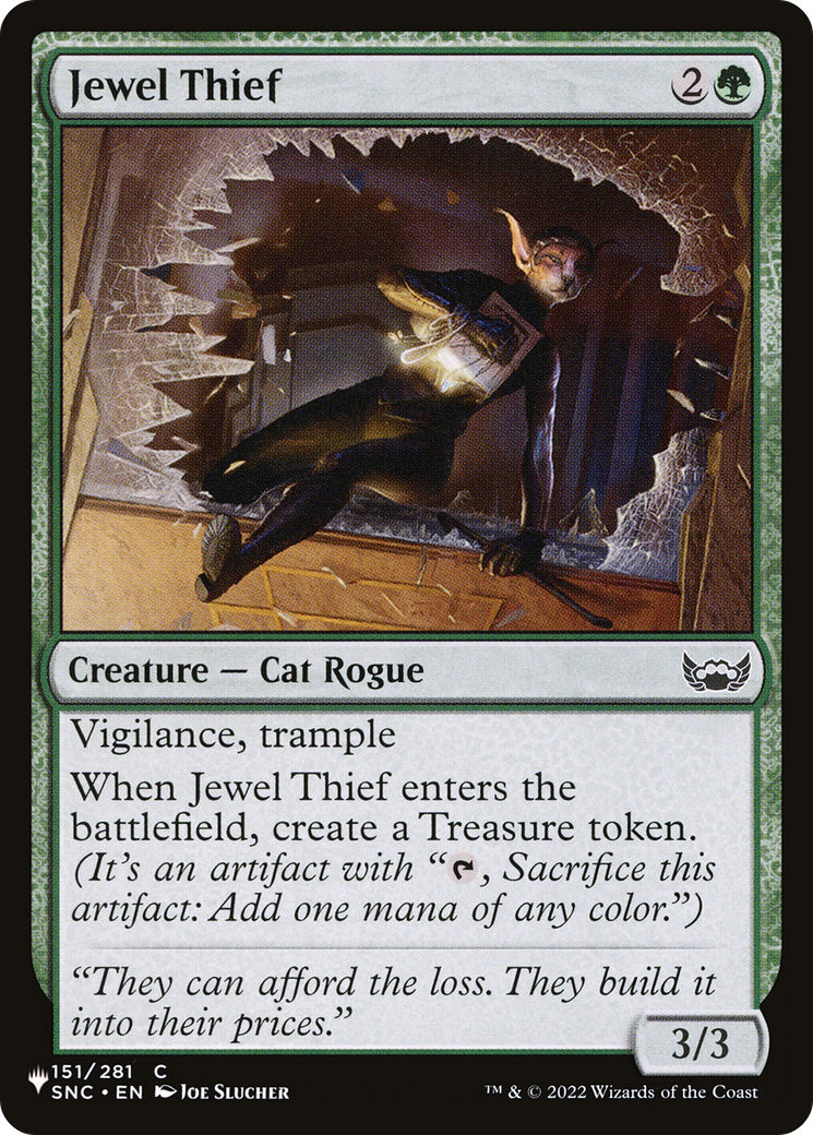 Jewel Thief (SNC-151) - The List