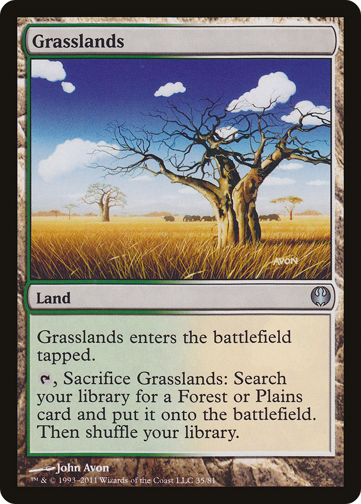Grasslands (035) - Duel Decks: Knights vs. Dragons