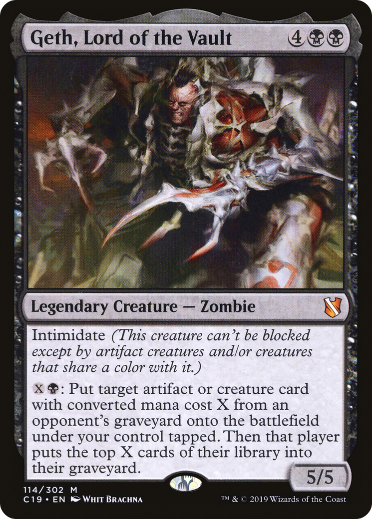 Geth, Lord of the Vault (114) - Commander 2019