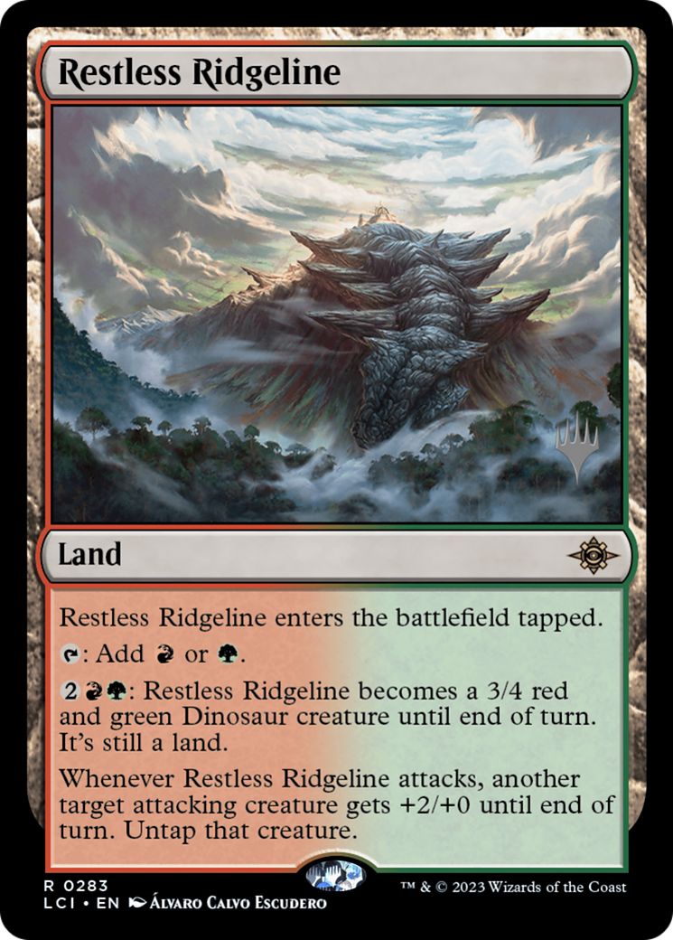 Restless Ridgeline (283) Foil - The Lost Caverns of Ixalan Promos
