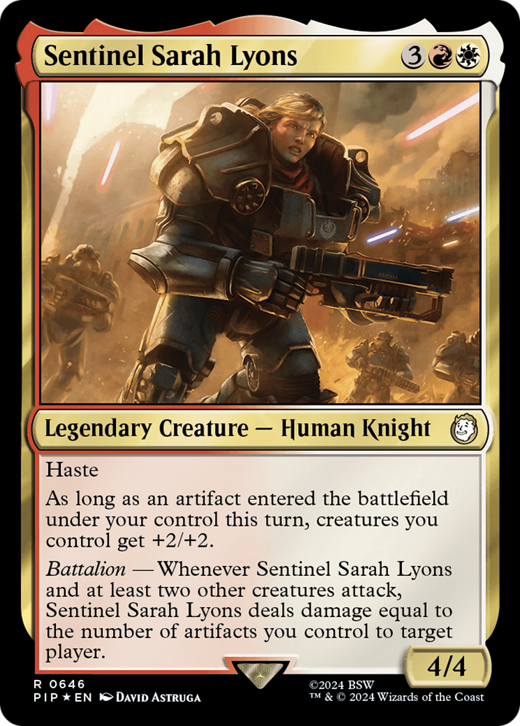 Sentinel Sarah Lyons (Surge Foil) (646) Foil - Fallout