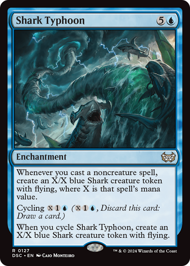 Shark Typhoon (127) - Duskmourn: House of Horror Commander