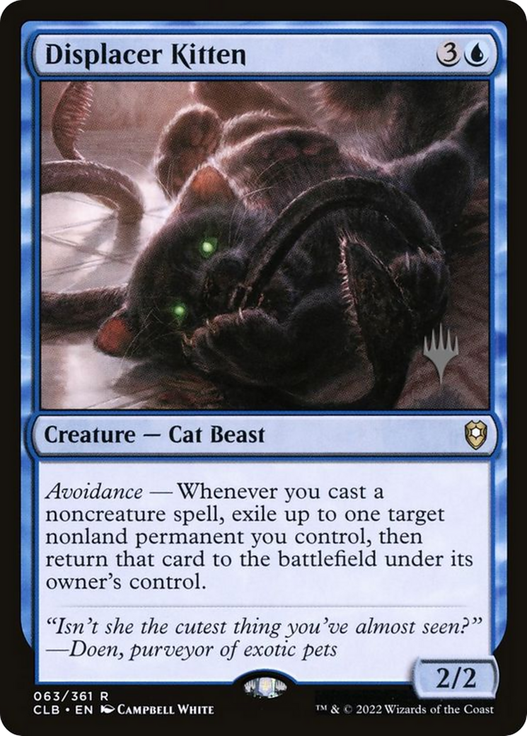 Displacer Kitten (63p) - Battle for Baldur's Gate Promos