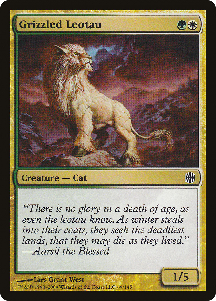Grizzled Leotau (069) Foil - Alara Reborn