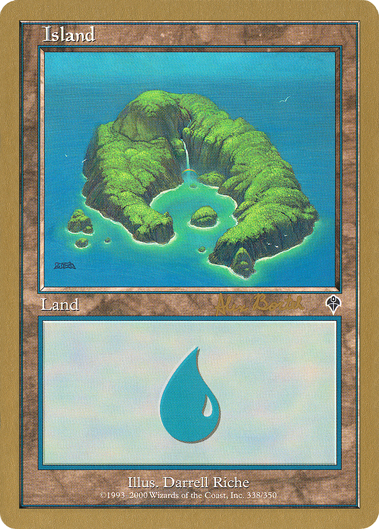 Island (338) - 2001 Alex Borteh (INV) (Retro) - World Championship Decks 2001