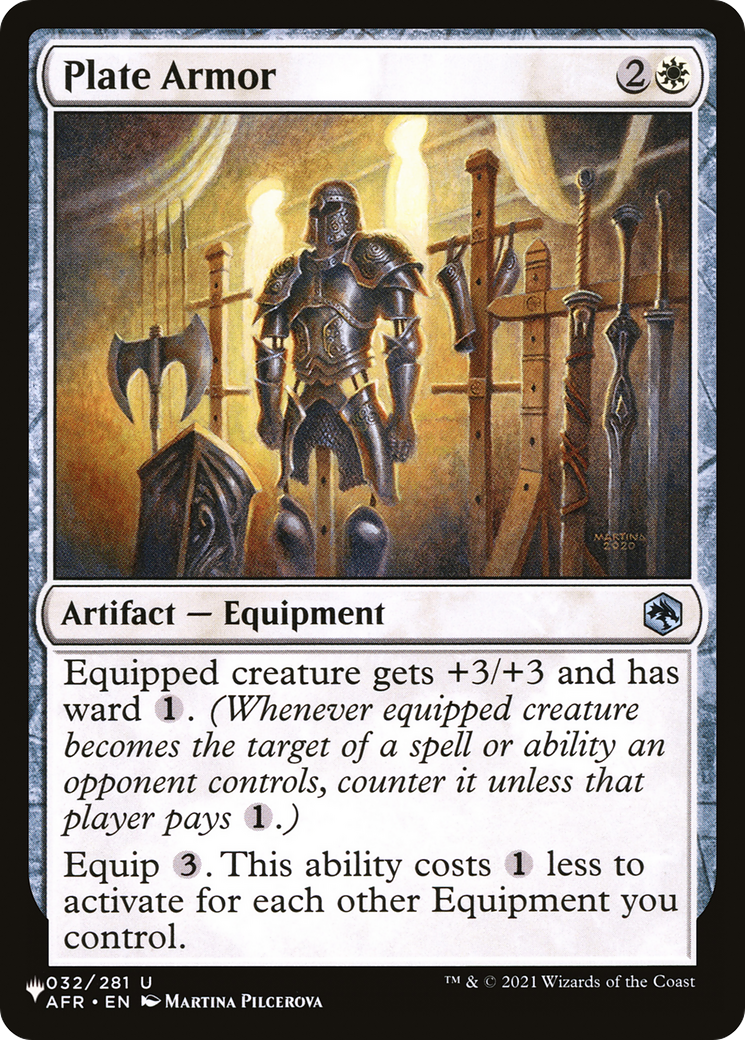 Plate Armor (AFR-32) - The List