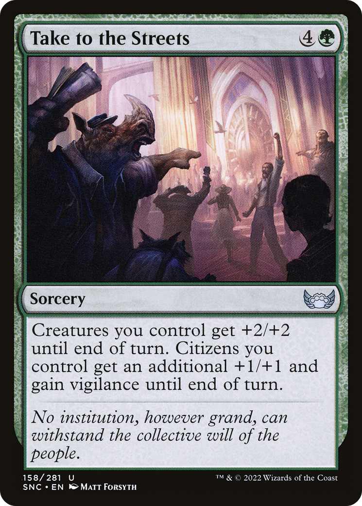 Take to the Streets (158) Foil - Streets of New Capenna