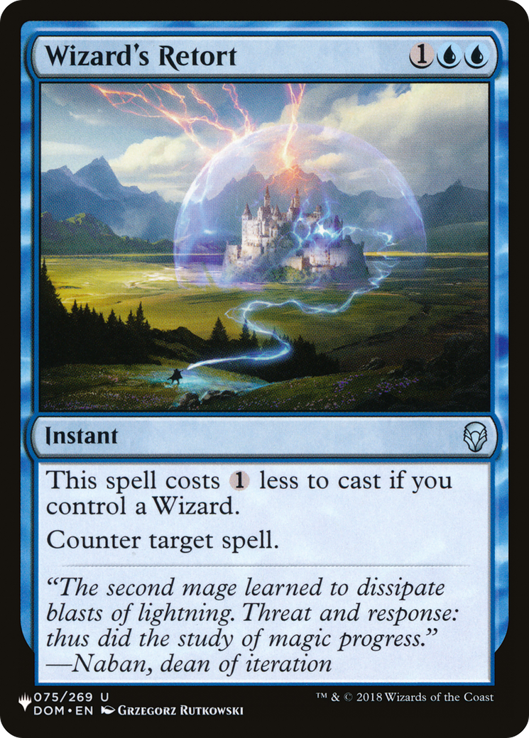 Wizard's Retort (DOM-75) - The List