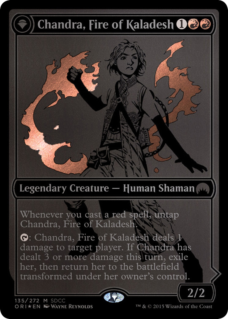 Chandra, Fire of Kaladesh (SDCC 2015 Exclusive) (135) Foil - San Diego Comic-Con 2015