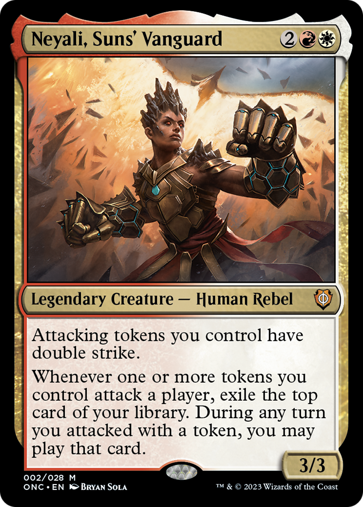 Neyali, Suns' Vanguard (002) Foil - Phyrexia: All Will Be One Commander