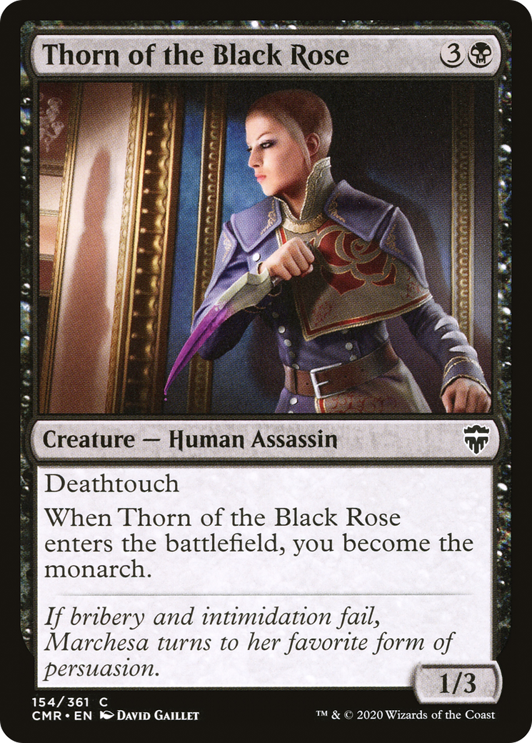 Thorn of the Black Rose (154) Foil - Commander Legends