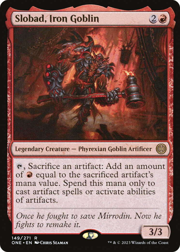 Slobad, Iron Goblin (149) Foil - Phyrexia: All Will Be One