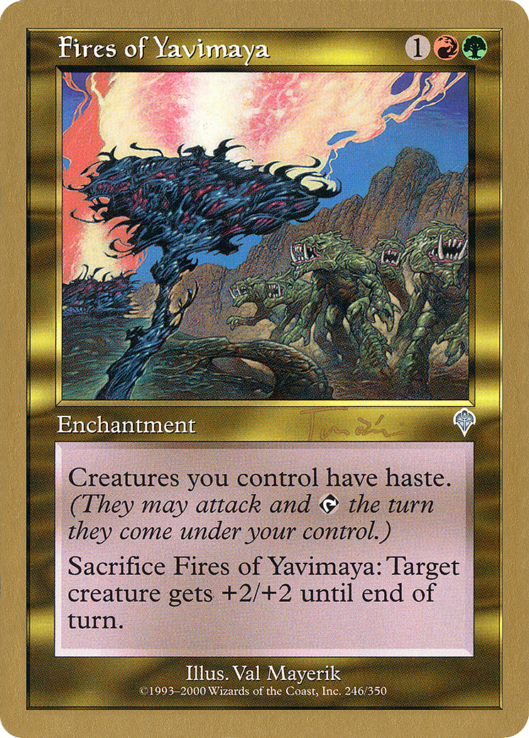 Fires of Yavimaya (Retro) (jt246) - World Championship Decks 2001