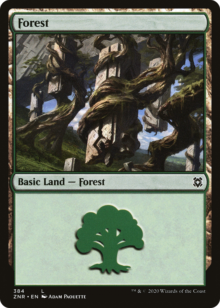 Forest (384) - Zendikar Rising