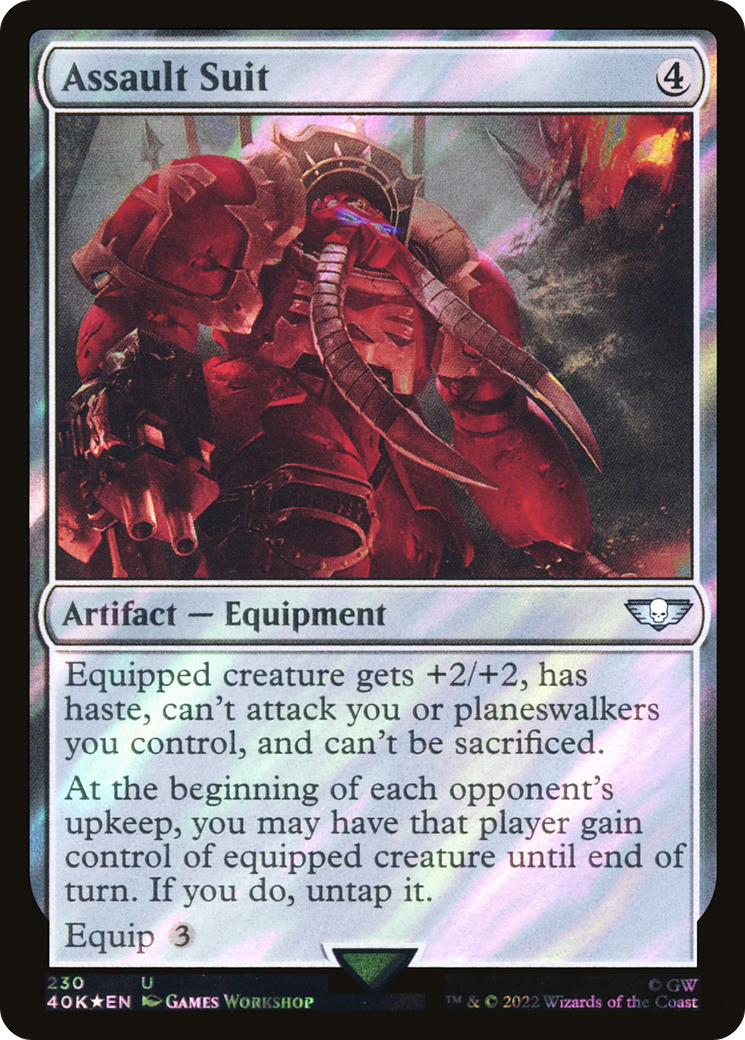 Assault Suit (230) Surge Foil - Warhammer 40,000 Commander